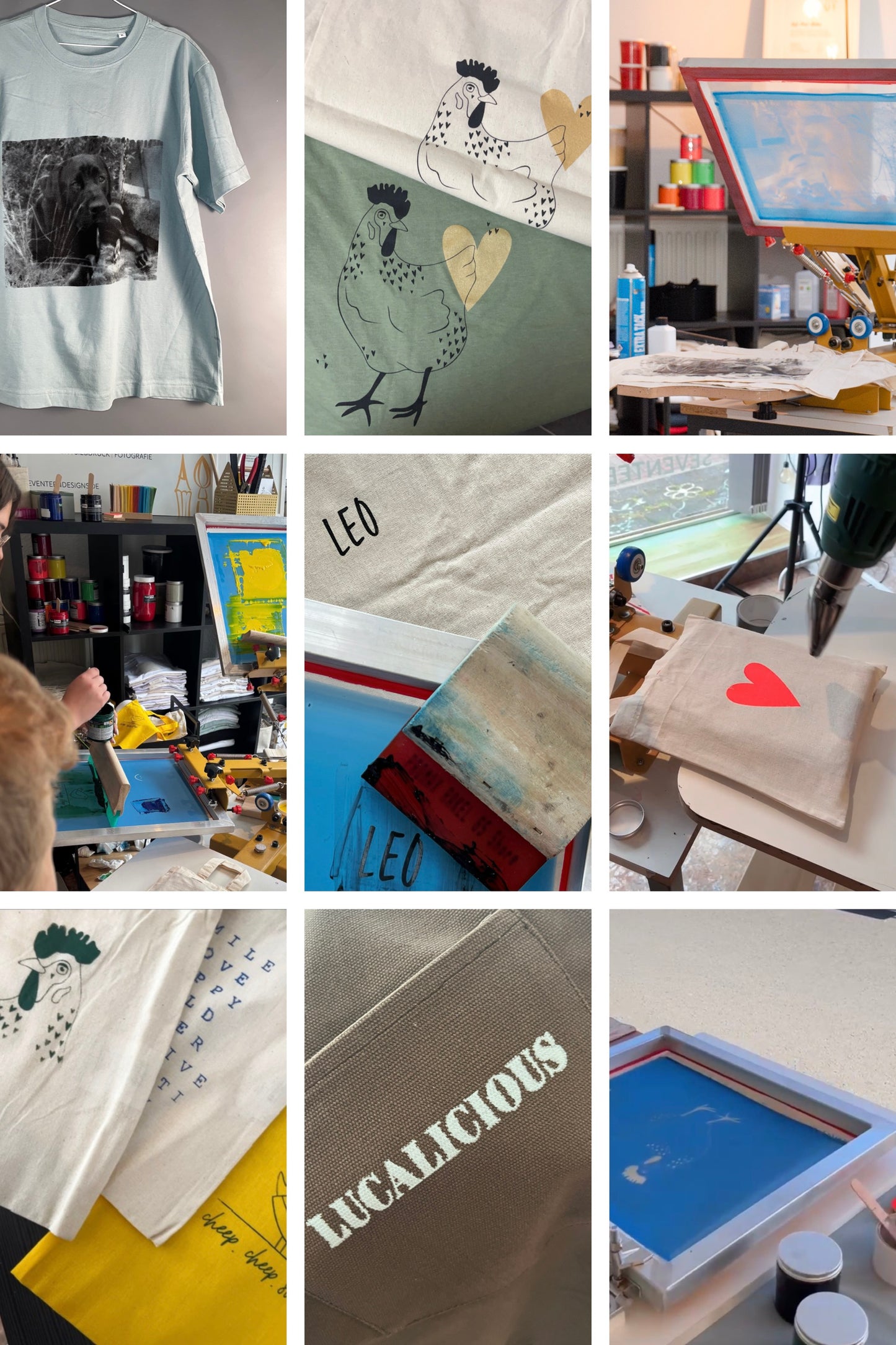 Siebdruck-Workshop für Teenager